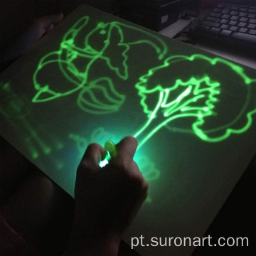 Novo design Prancheta de desenho Glow in the dark